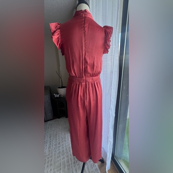 🍑Taylor Pink Midi Sundress with Flutter Sleeves🍑 - Picture 5 of 12